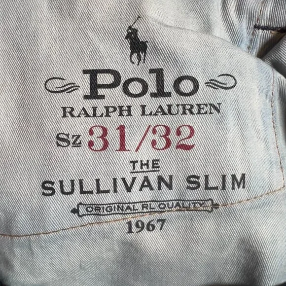 Men's Polo Ralph Lauren Embroidered Classic Jeans 31 x32